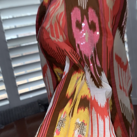 EUC Tory Burch Southwest Bling Top 6 - Picture 7 of 9